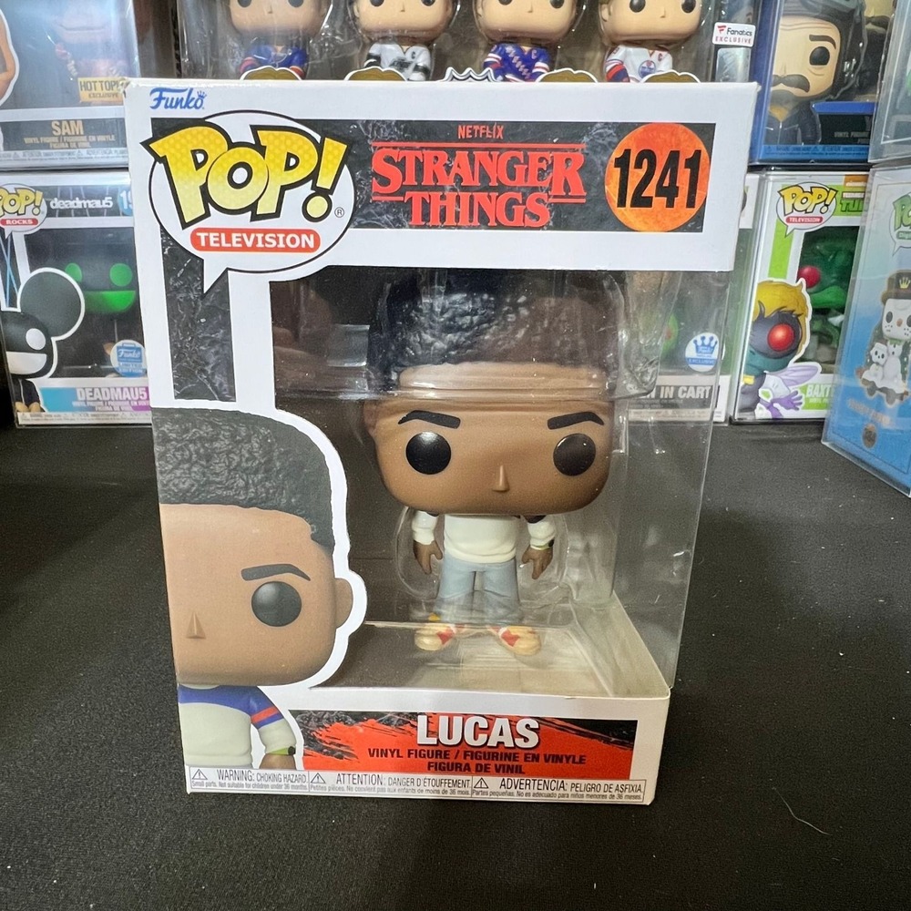 Funko Pop Stranger Things Lucas 1241 Vinyl Figure Netflix Original Series
